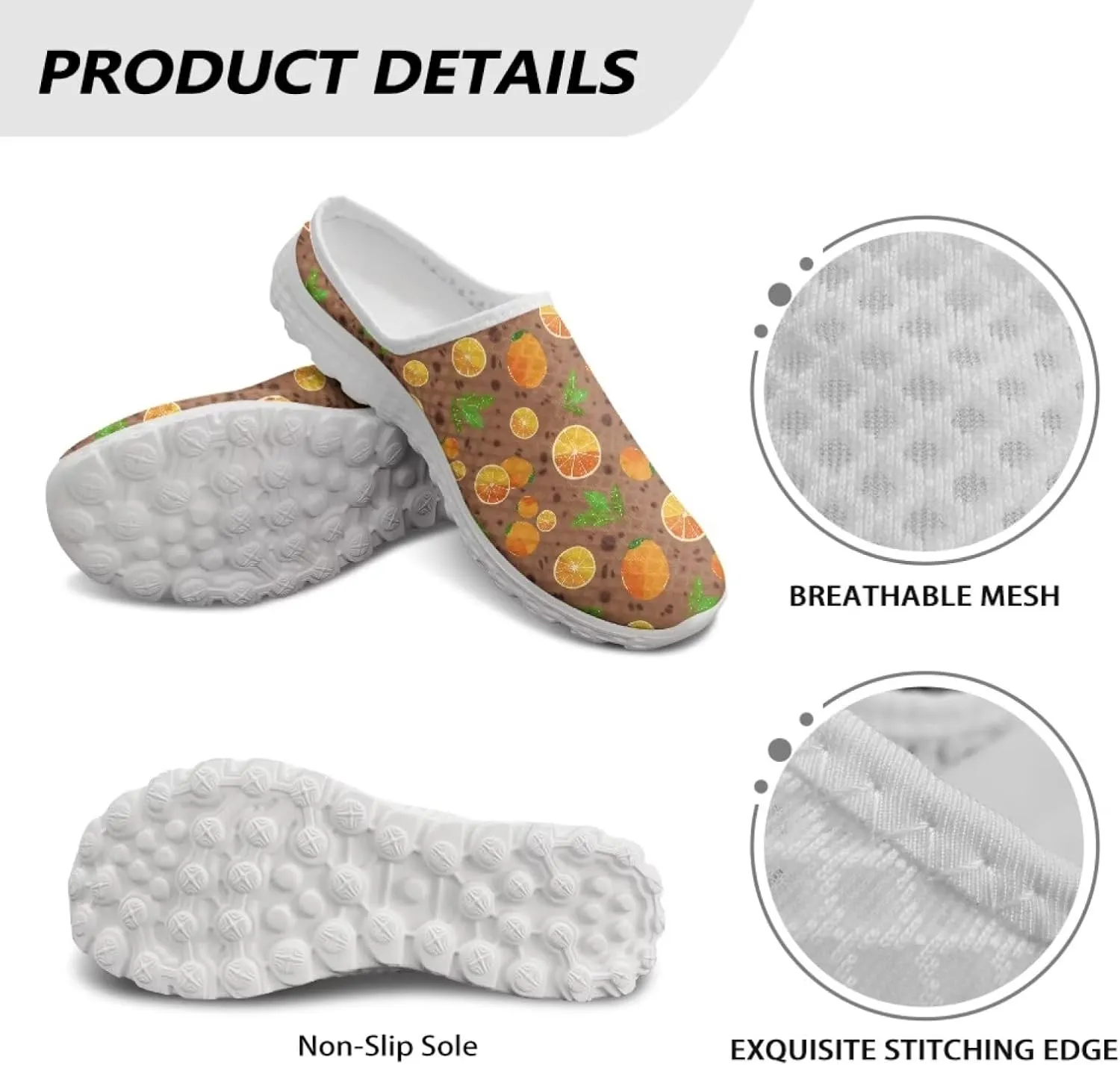 Women's Half Shoes Mules Slip On Sneakers Fashion Comfortable Casual Slippers Walking Vacation Shoes