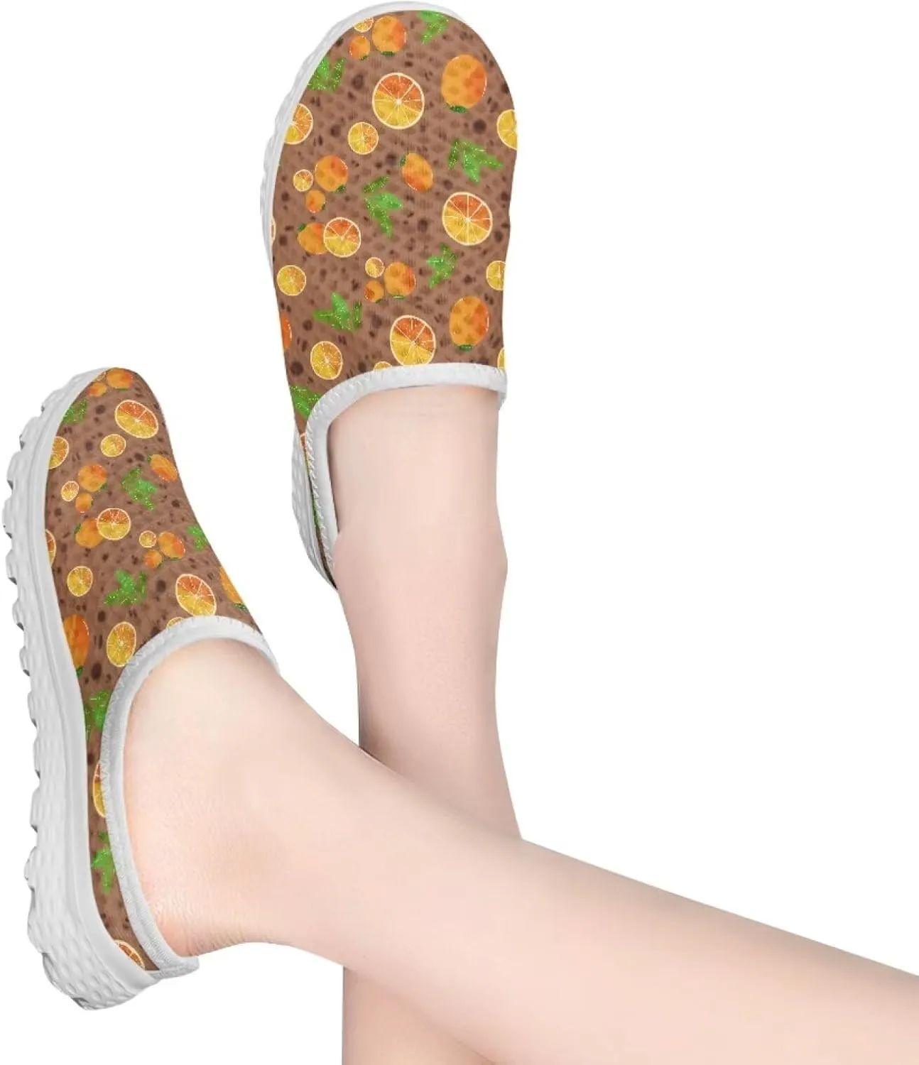 Women's Half Shoes Mules Slip On Sneakers Fashion Comfortable Casual Slippers Walking Vacation Shoes