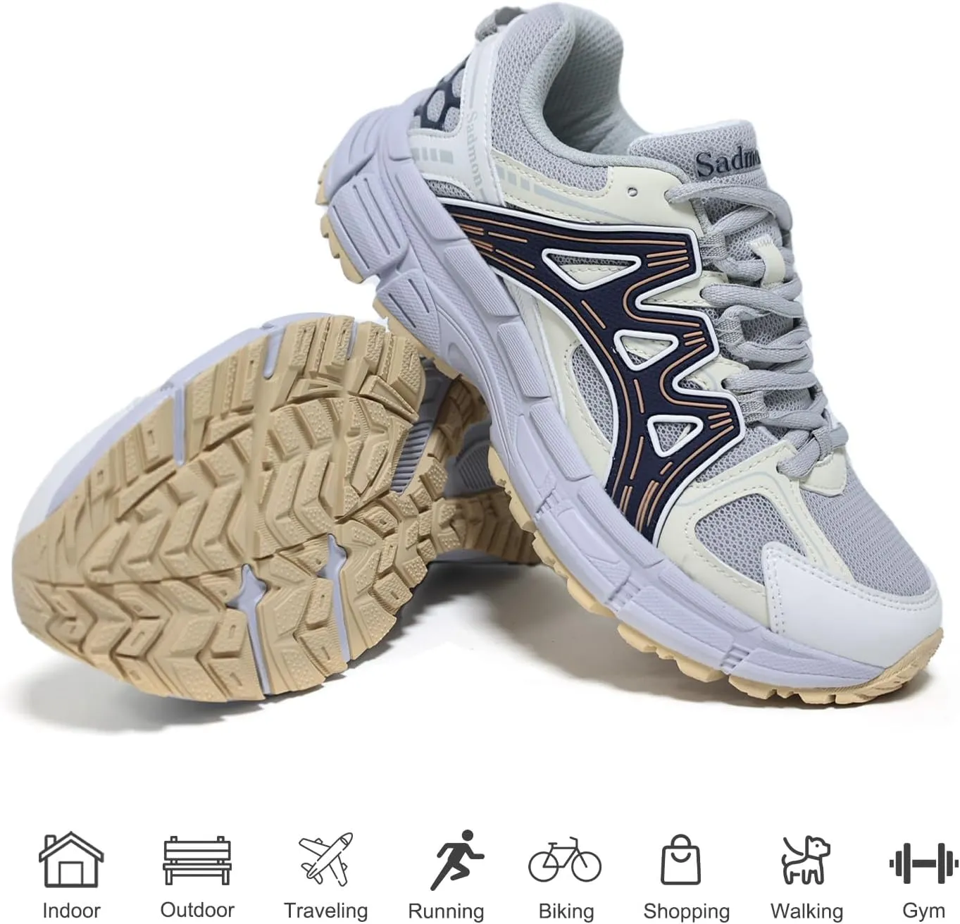 Women's Non-Slip Trail Running Shoes Support Sneakers Tennis Shoes Casual Walking Sneakers