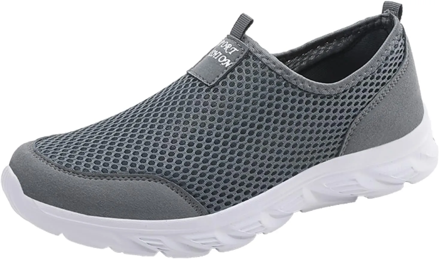 Womens Non Slip Work Shoes Slip On Water Resistant Mens Running Shoes Loafers Dressy Casual Shoes White Sneakers Black Tennis Shoe Trainers Shoe