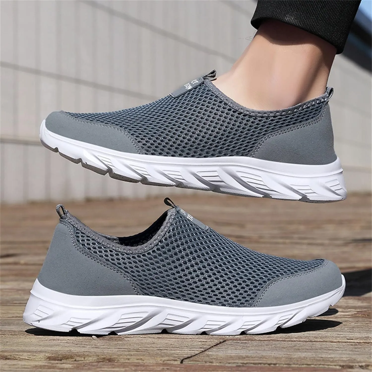 Womens Non Slip Work Shoes Slip On Water Resistant Mens Running Shoes Loafers Dressy Casual Shoes White Sneakers Black Tennis Shoe Trainers Shoe