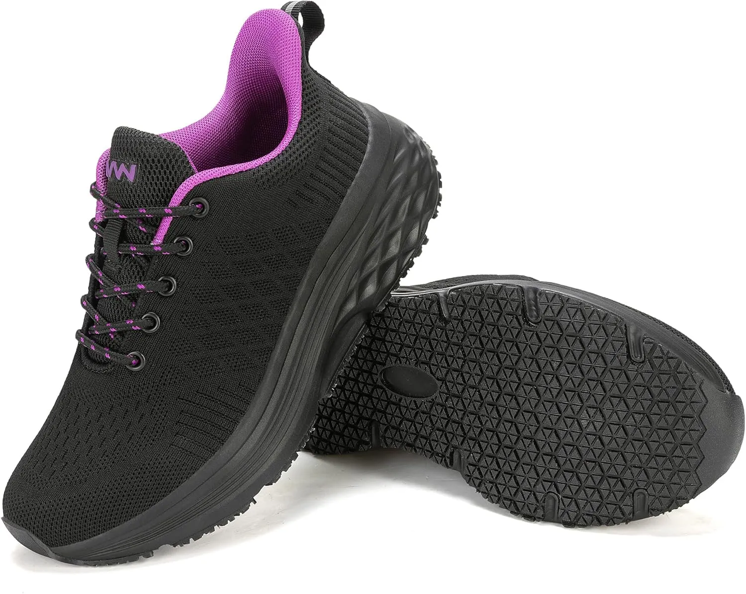 Womens Non Slip Work Shoes Water Resistant Walking Sneakers Food Service Chef Kitchen Shoes