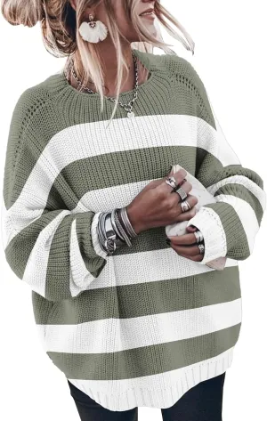 Womens Oversized Sweaters Loose Solid Casual Long Sleeve Mock Neck Knitted Jumper Tops