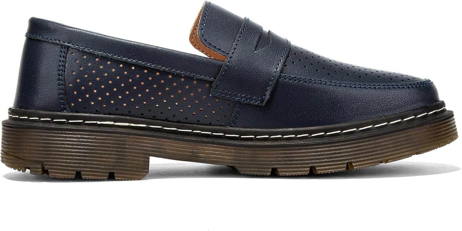 Women's Penny Loafers Breathable Perforated Loafers for Women