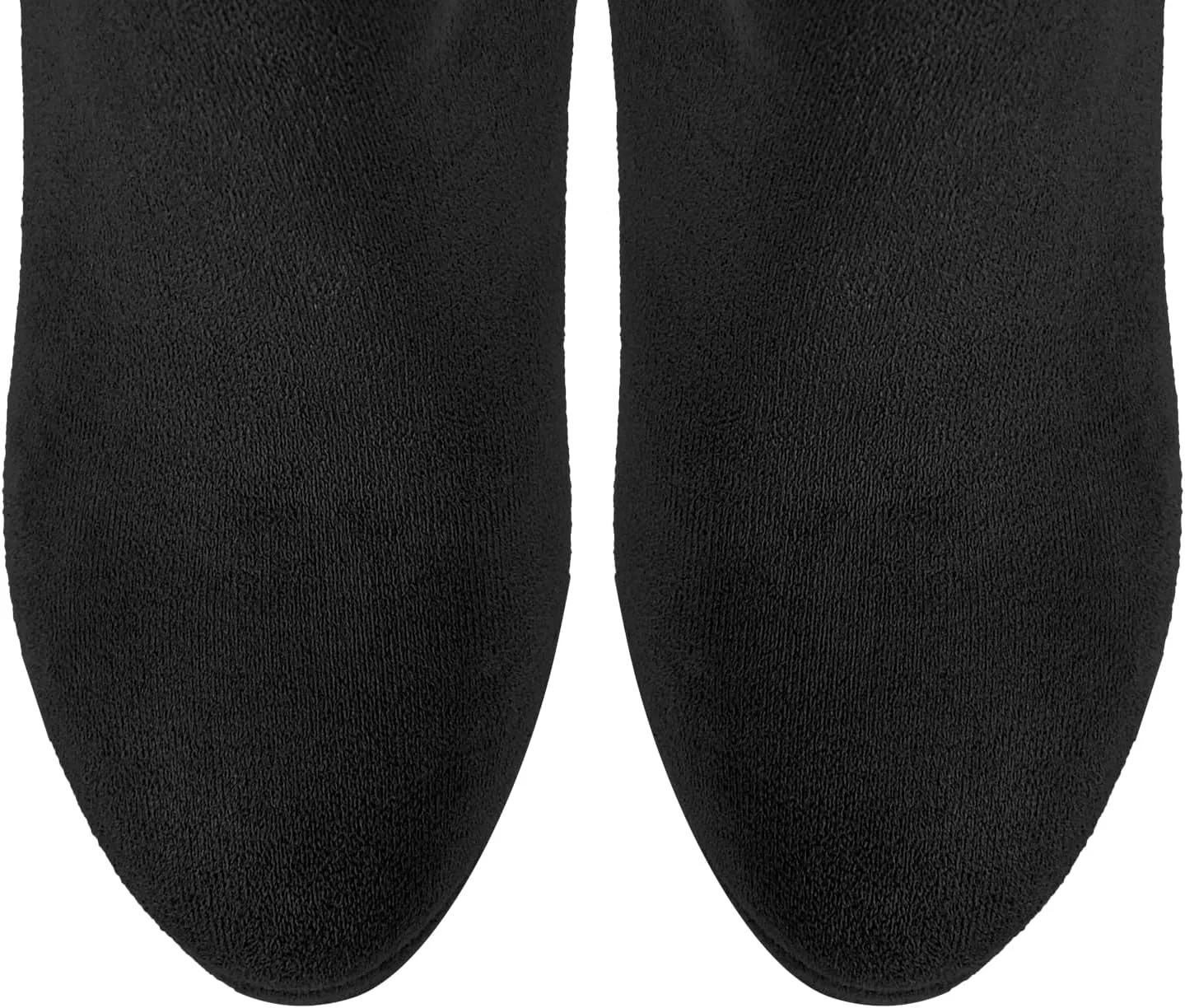 Women's Platform Knee High Boots Solid Color Side Zipper Block High Heels