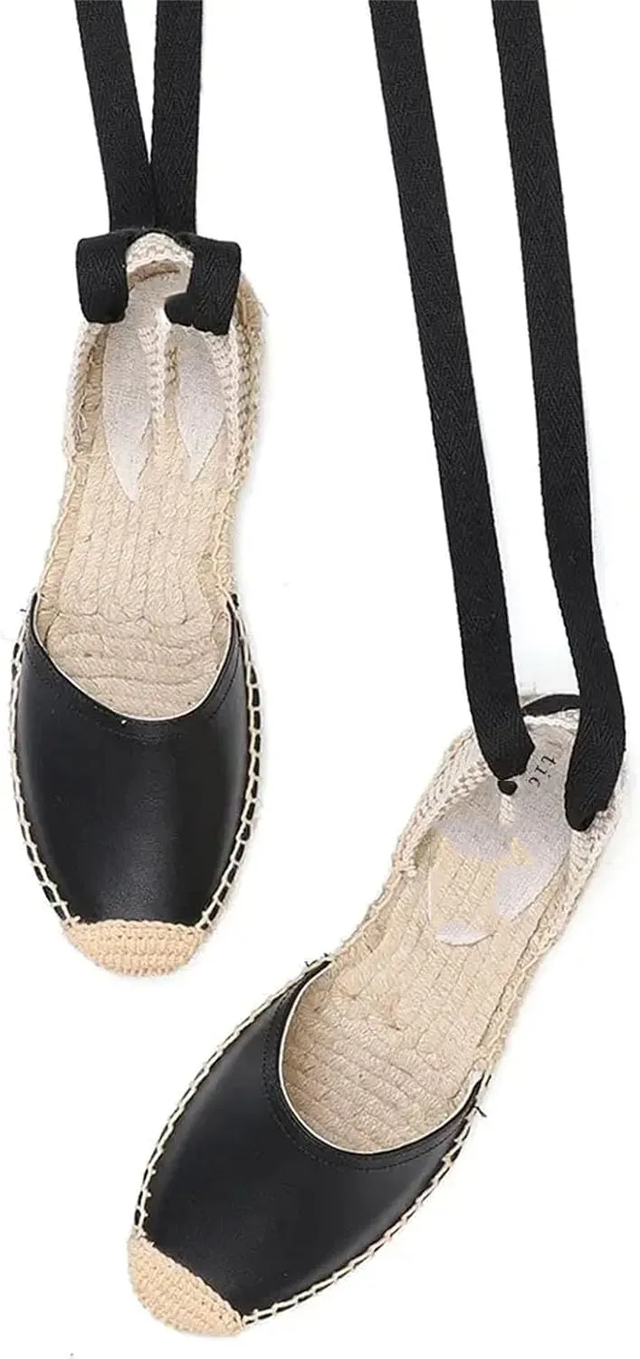 Women's Rubber Sole Roman Sandals, Open Toe Breathable Luxury Flat