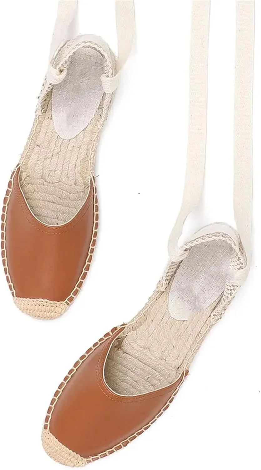 Women's Rubber Sole Roman Sandals, Open Toe Breathable Luxury Flat