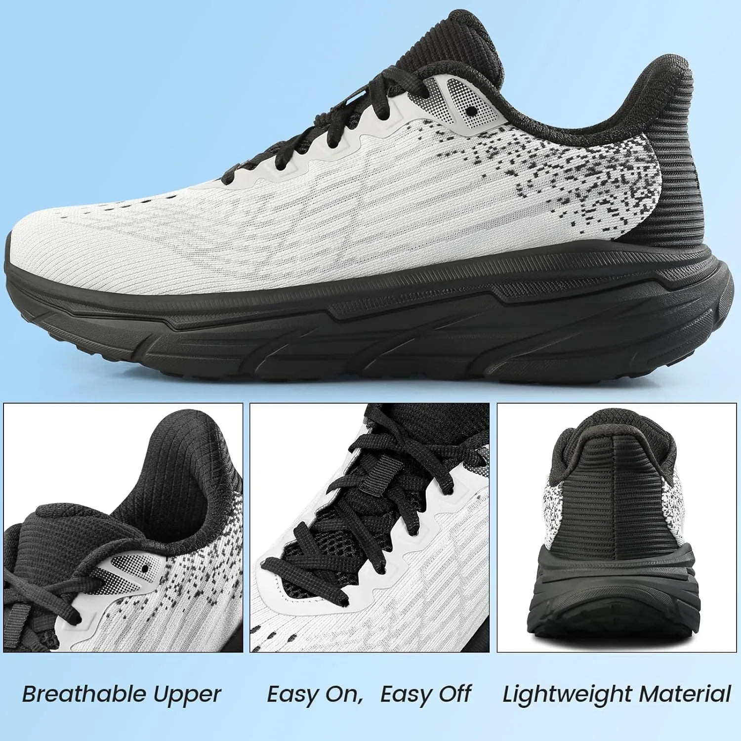 Womens Running Shoes Tennis Walking Sneaker Lightweight Non-Slip Breathable Athletic Workout Gym Cross Trainer Sports Shoes