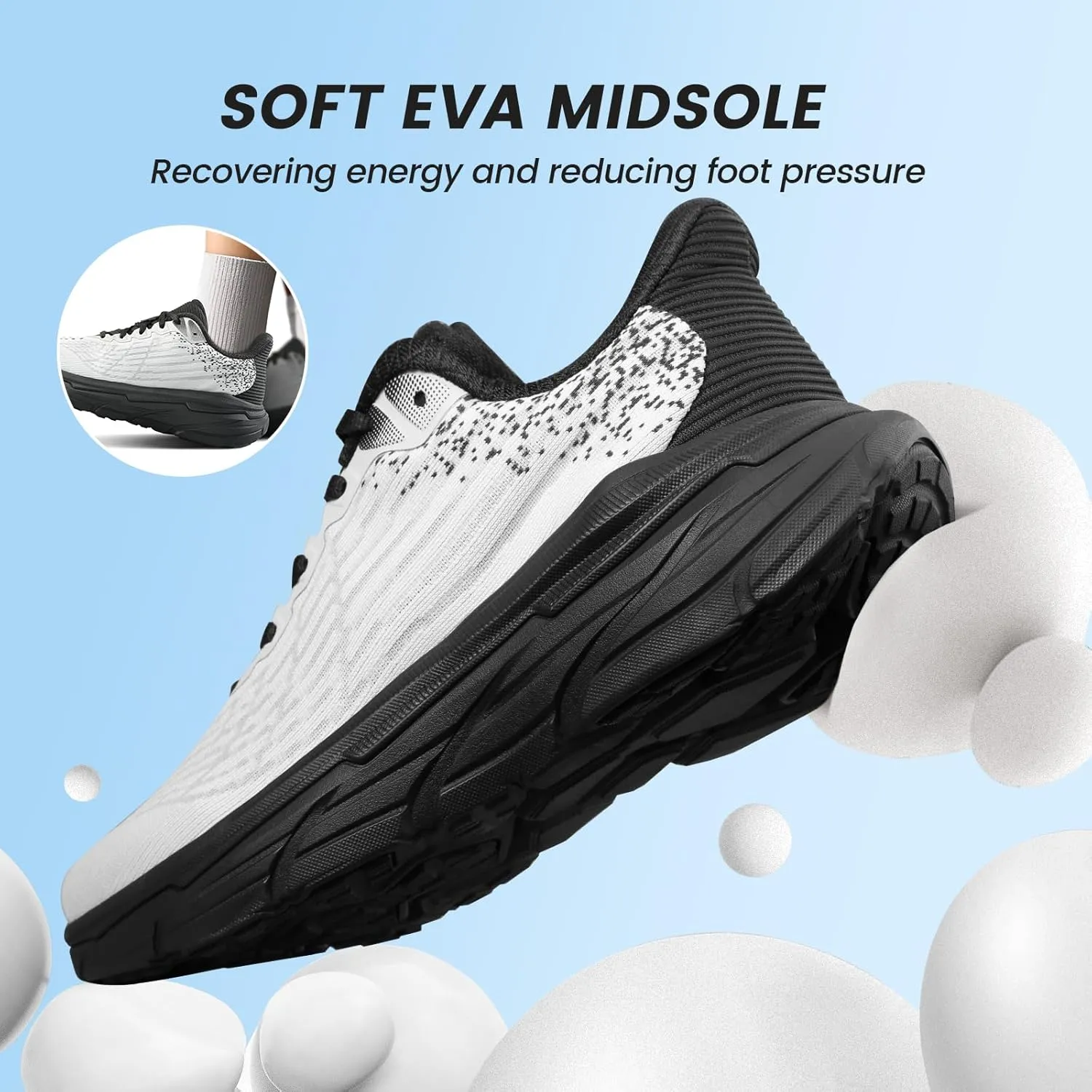 Womens Running Shoes Tennis Walking Sneaker Lightweight Non-Slip Breathable Athletic Workout Gym Cross Trainer Sports Shoes