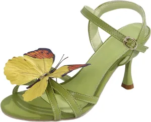 Womens Sandals Open Toe Dress Sandals with Ankle Strap Wedding Party Black Prom Heels Summer Dress Shoes