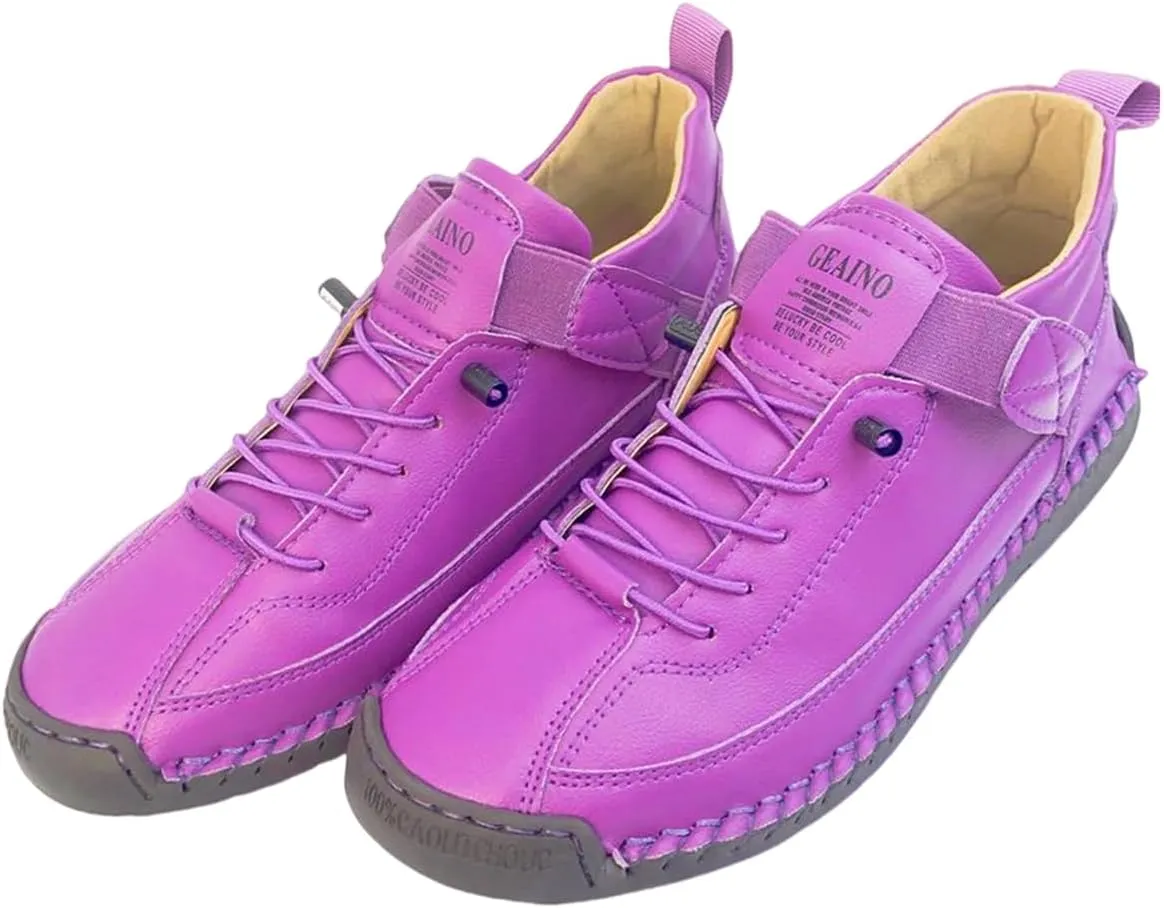 Women's Solid Color Casual Boots, Western Ankle Boots Lace Up Non-slip Platform Comfy Shoes, Versatile Wear-resistant Shoes
