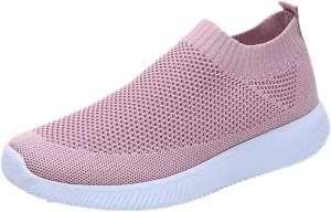Women's Walking Shoes Arch Support Non Slip Walking Shoes Women Fashion Dress Casual Shoes Waterproof Sneakers White Tennis Shoe White Loafers