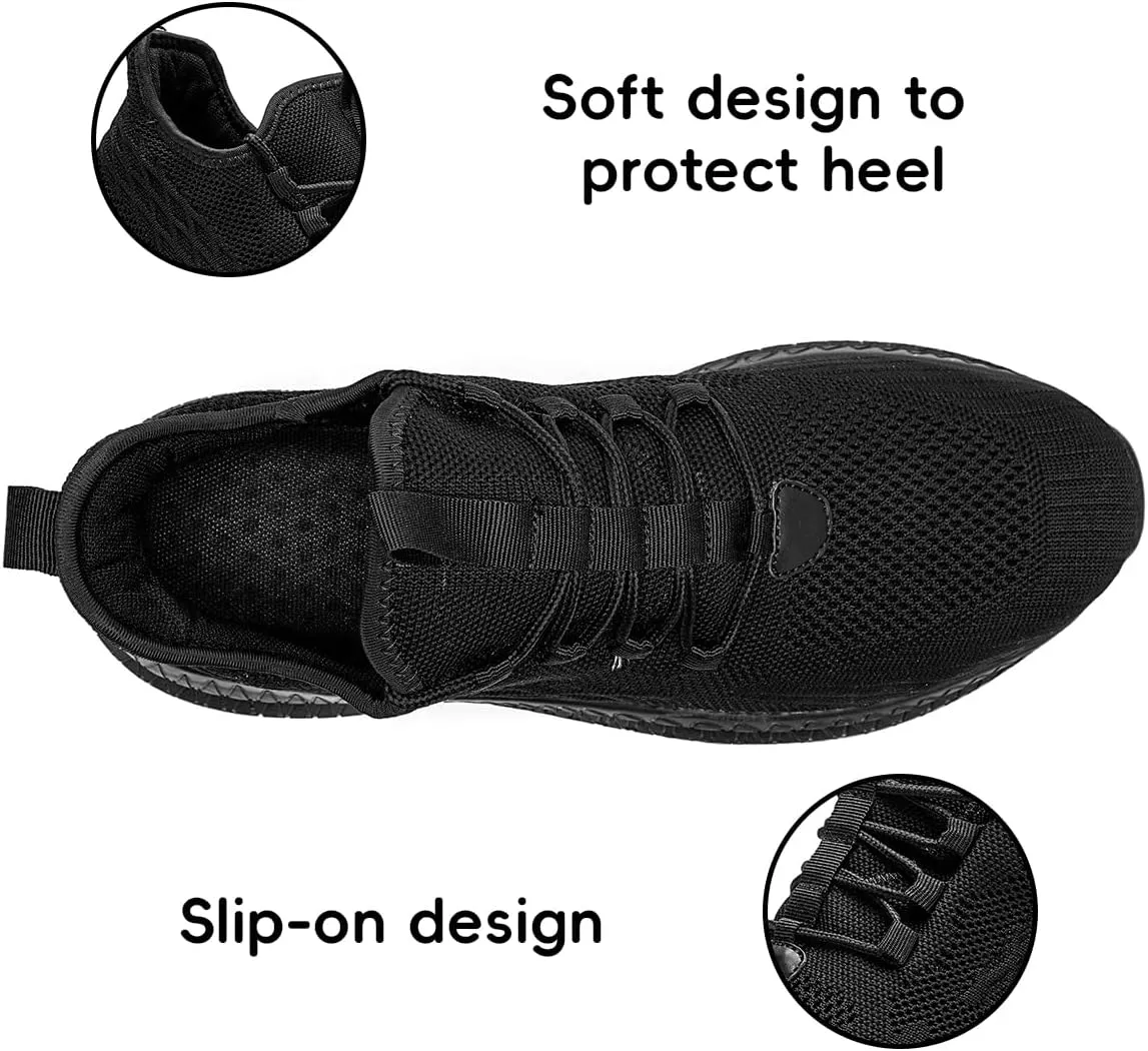 Women's Walking Shoes Casual Slip on Running Tennis Shoes Lightweight Breathable Non Slip Athletic Fashion Mesh Workout Casual Sports Sneakers
