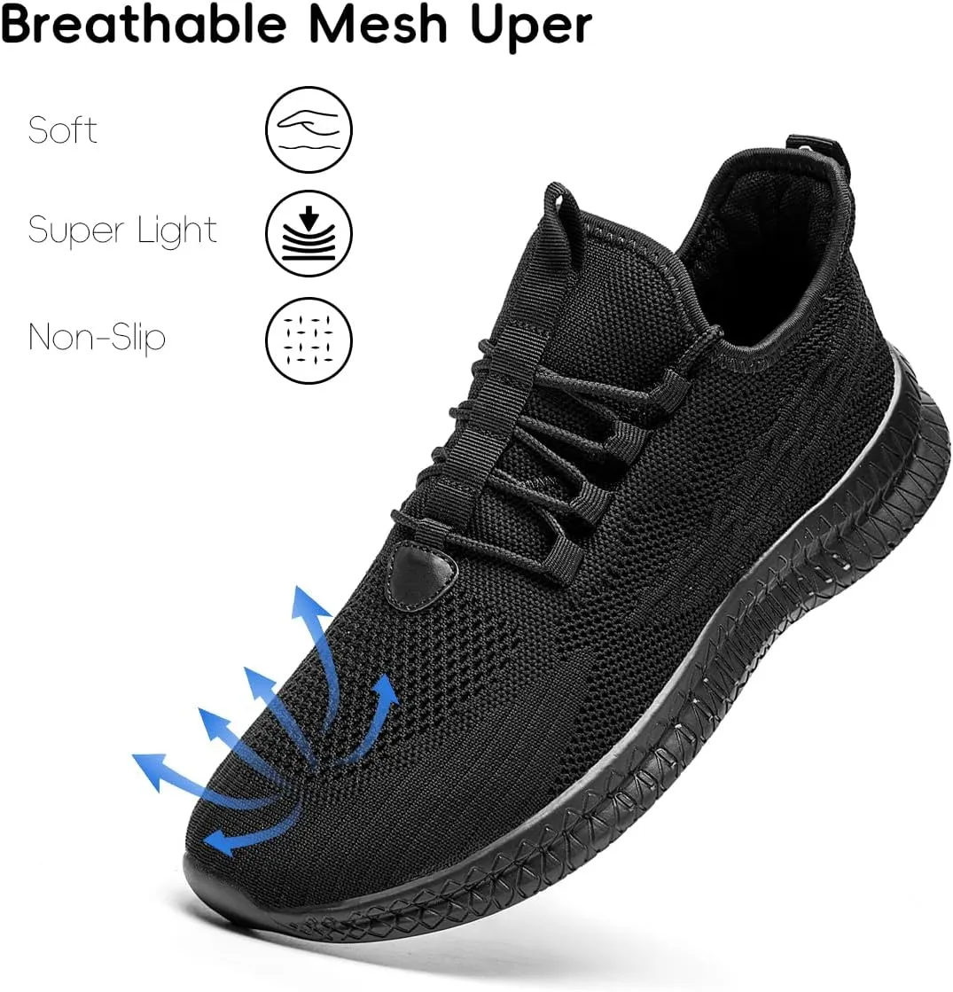 Women's Walking Shoes Casual Slip on Running Tennis Shoes Lightweight Breathable Non Slip Athletic Fashion Mesh Workout Casual Sports Sneakers