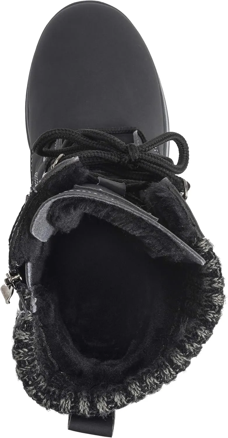 Womens Waterproof Durable Snow Winter Hiking Fleece Ankle Boots