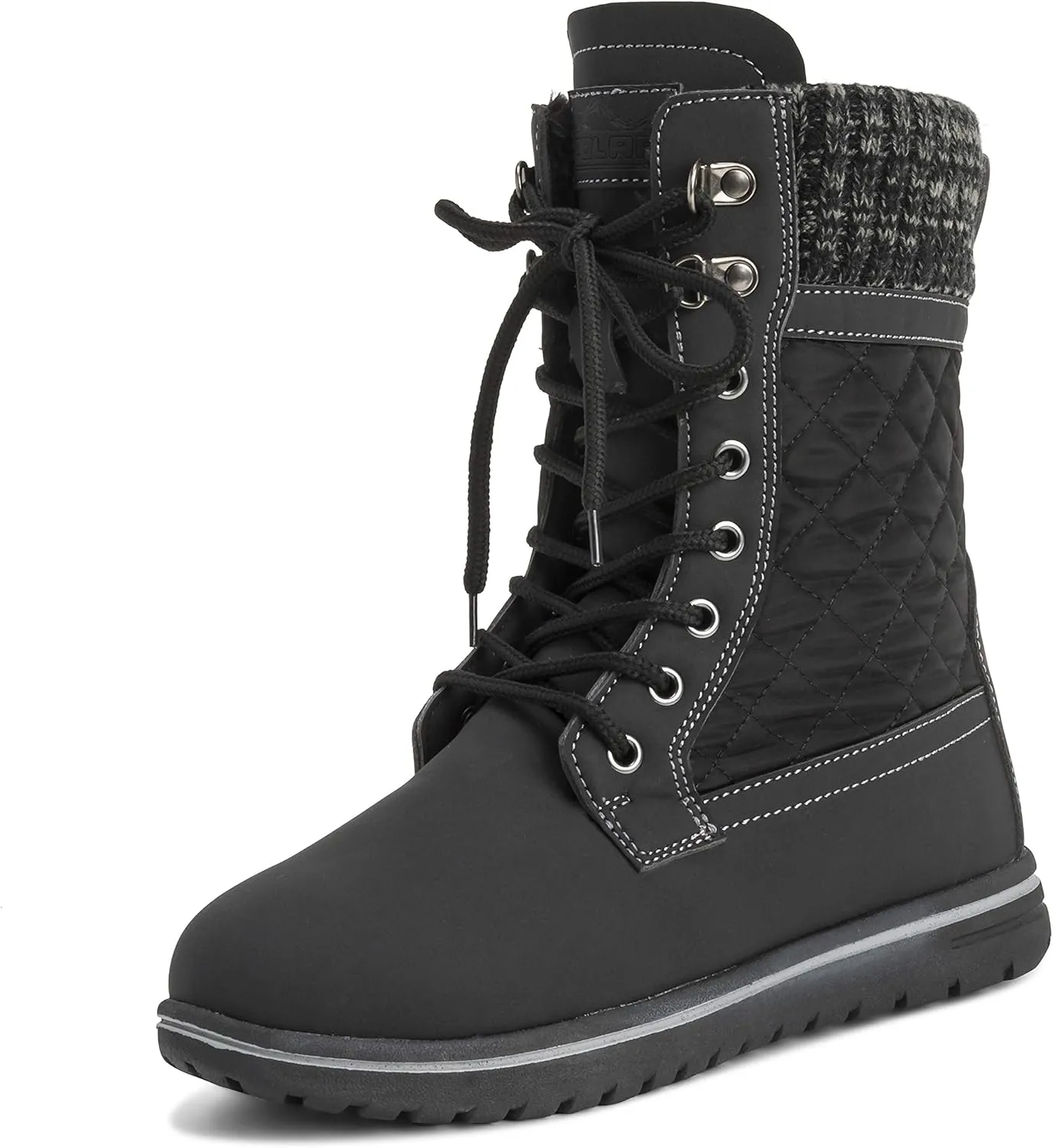 Womens Waterproof Durable Snow Winter Hiking Fleece Ankle Boots