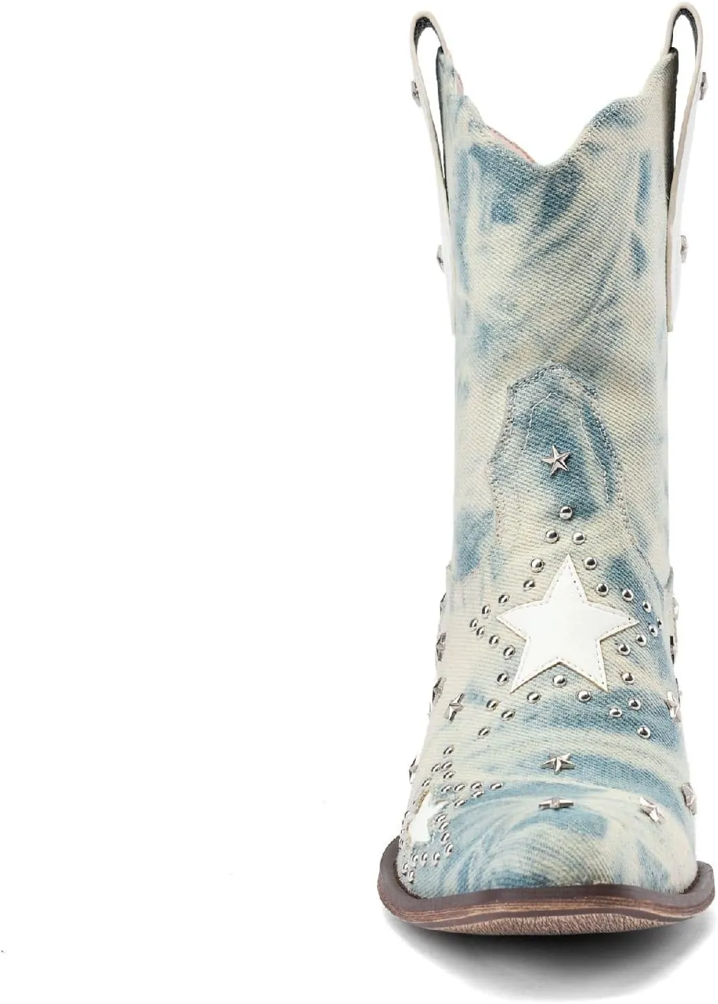 Women's Western Knee-high Boot Cowboy Boots for Women Cowgirl Mid Calf Boots Floral Embroidery Pointed Toe Chunky Heel 2.5" Ladies Western Boot