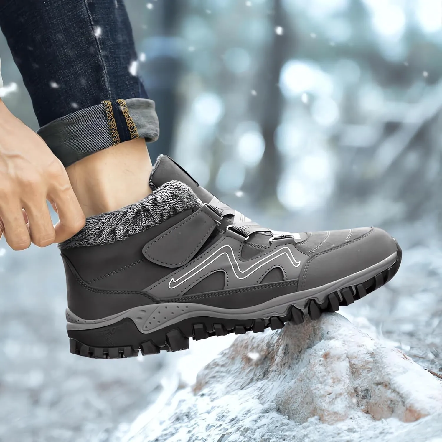 Work Boots for Men Cowboy Style Hiking Sneakers Ankle Ladies Womens Safety Toe Shoes Comfortable Outdoor Bota Waterproof Breathable Lightweight Hike Grounded Footwear