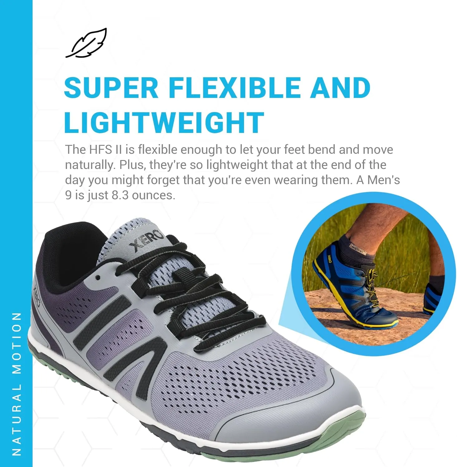 Xero Shoes Men's HFS II Barefoot Running Shoes