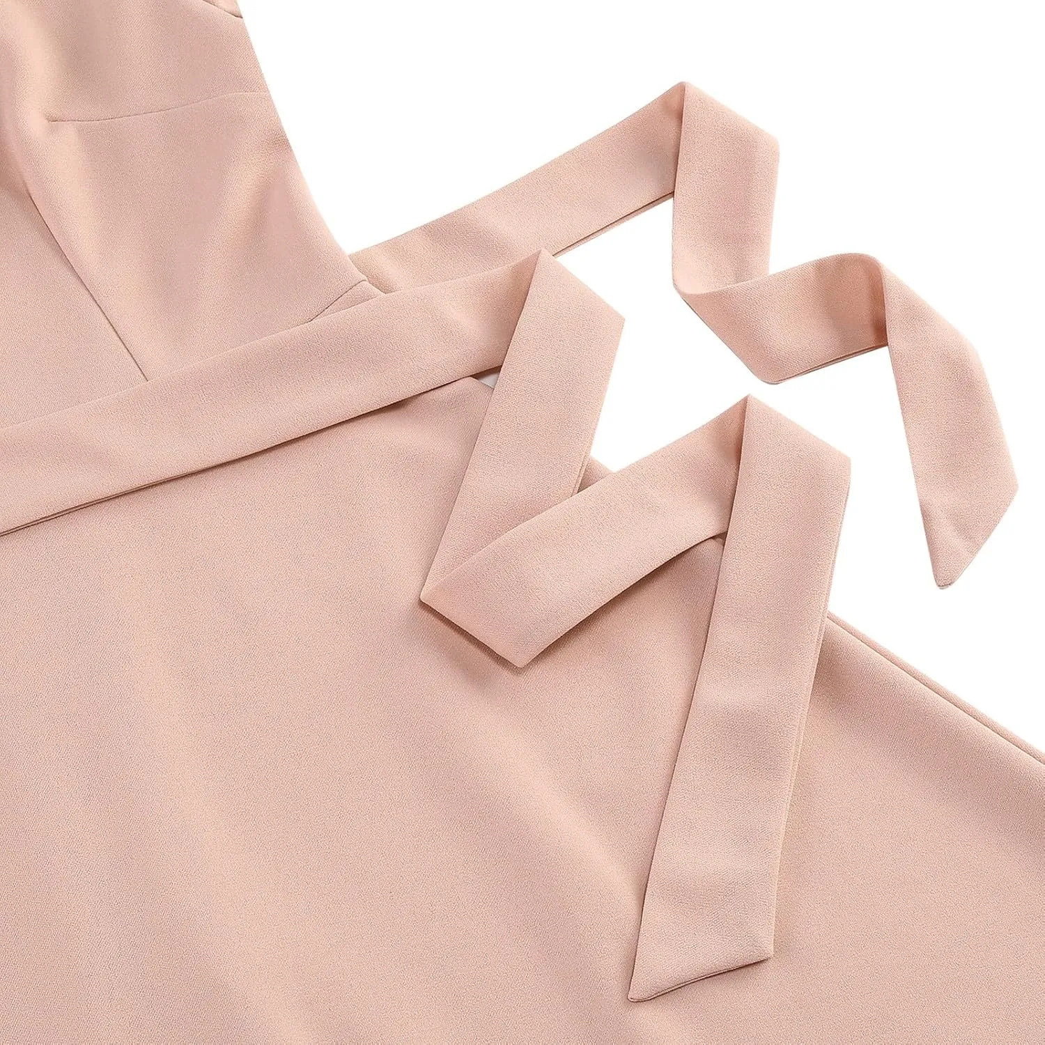 XUNRYAN Cocktail Dress for Women 2025 Long Tiered Bell Sleeves V-Neck Formal Bridesmaid Prom Dresses Evening Party Ball Gown