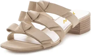 YDN Women Adorable Open Toe Low Heel Slide Sandals Slip on Clogs Mules Block Comfy Sandals Dress Shoes