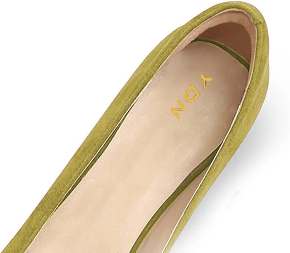 YDN Women Chunky Block Low Heel Loafers Square Toe Tassel Fringed Pump Slip On Dress Party Office Daily Shoe Size 4-15 US
