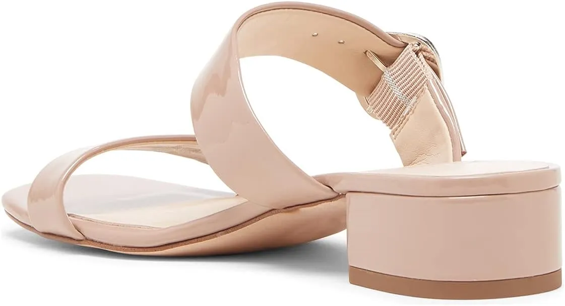 YDN Women Dressy Block Low Heel Mules Slip on Sandals Open Toe Pumps Slide Clogs Shoes