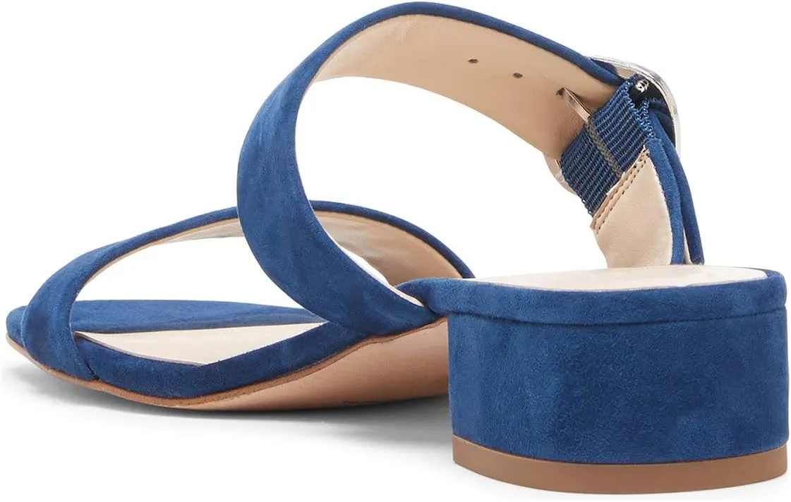 YDN Women Dressy Block Low Heel Mules Slip on Sandals Open Toe Pumps Slide Clogs Shoes