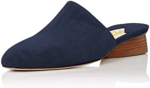 YDN Women Stacked Low Heel Mules Slide on Closed Toe Clogs Block Casual Slippers Shoes Size 4-15 US