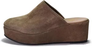 YDN Women's Cute Round Toe Platform Heeled Mules Mid Wedge Heels Slippers Comfort Slip On Sandals Indoor and Outdoor Slide Shoes Size 4-16 US