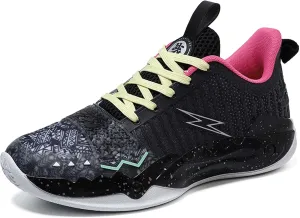 Youth Men's Women's Training Basketball Shoes Luminous Lightweight Fashion Anti-Slip Breathable Sneakers