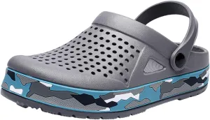 YUKTOPA Mens Garden Clogs Mules Anti-Slip Water Shoes Breathable Sandals Outdoor Beach Shower Slippers