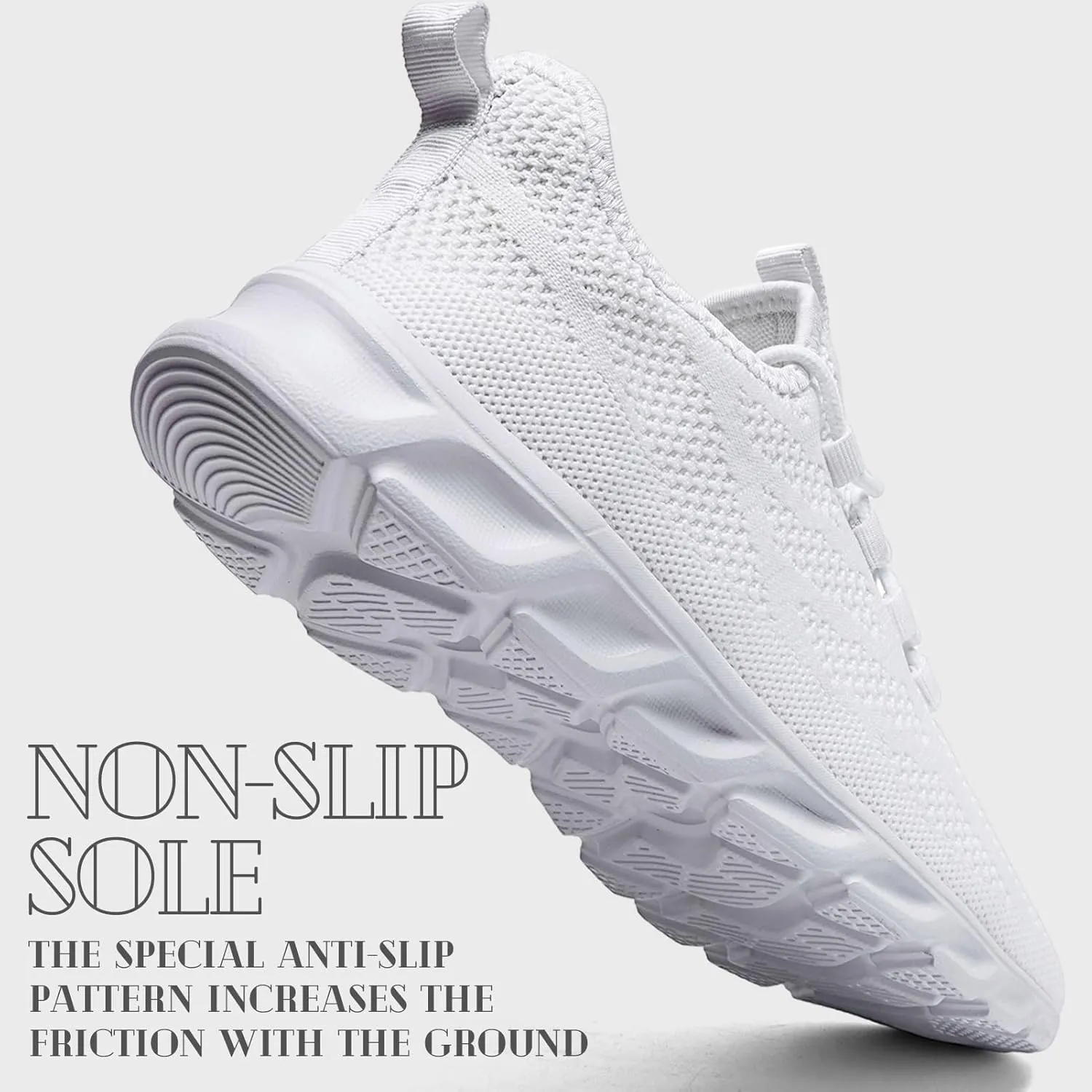 ZGPWZWL Mens Running Shoes Fashion Sneakers Tennis Gym Golf Lightweight Walking Training Jogging Breathable Comfortable Shoes