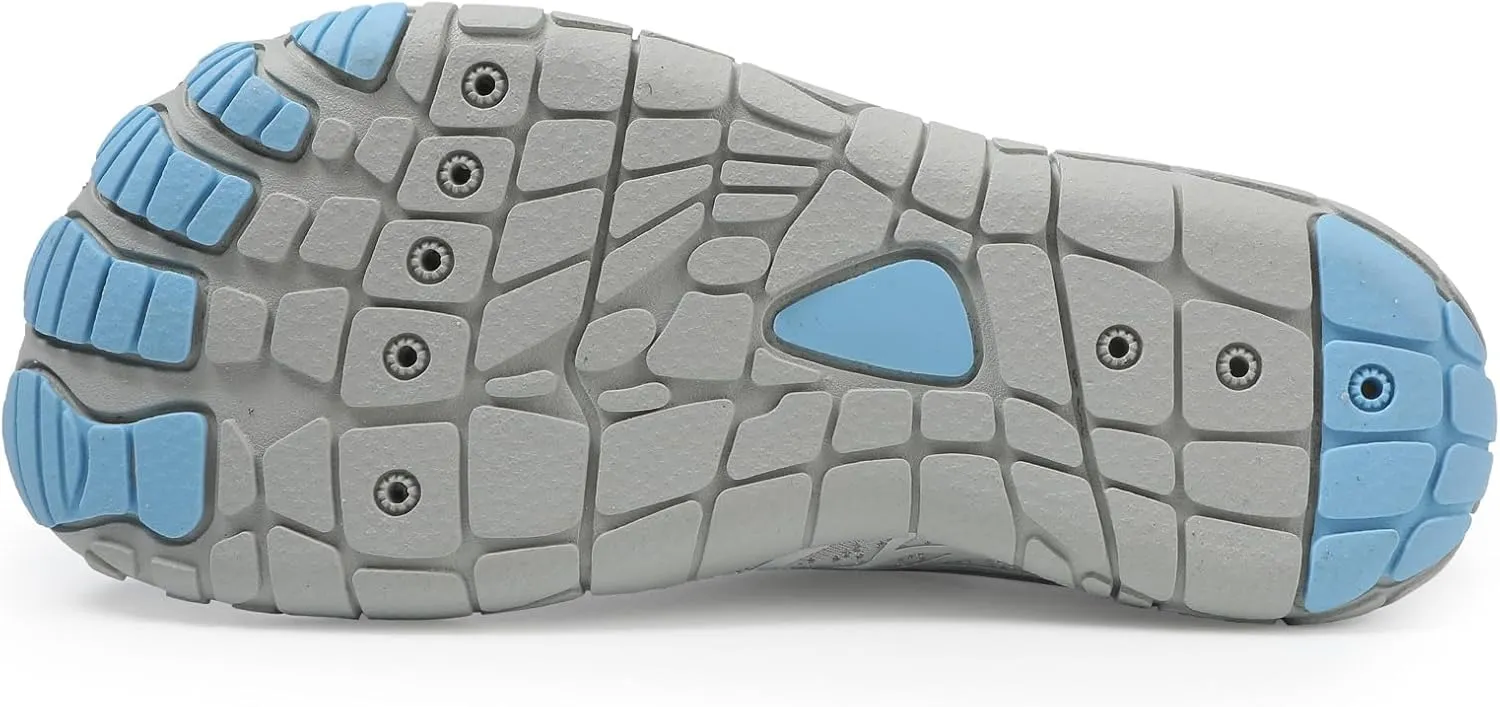 ZWRXW Barefoot Shoes Kids Boys Girls Toddler Shoes Wide Toe Box and Quick-Dry Sand Toddler Breathable Sneakers Tennis Non-Slip Hiking Footwear Comfort Anti-Slip Walking Sneakers